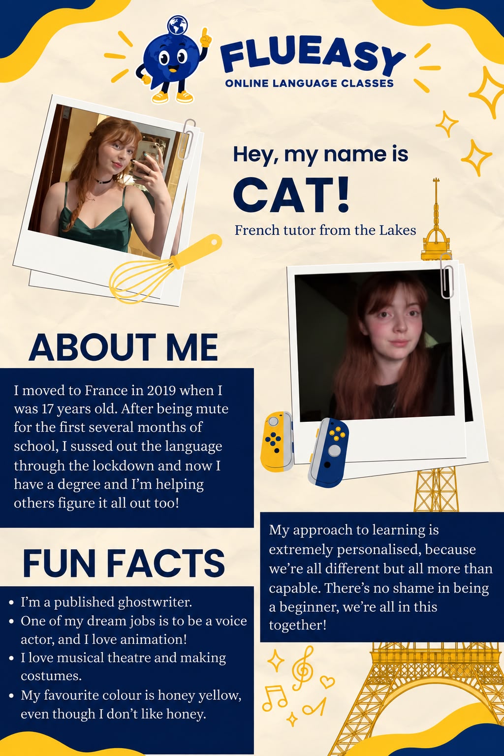 Cat’s original introduction poster